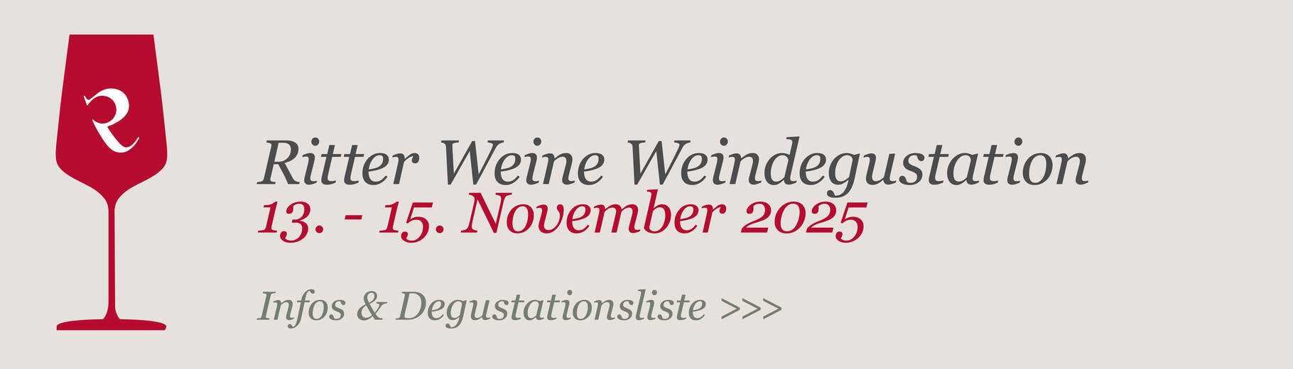 Ritter Weine Weindegustation 2025