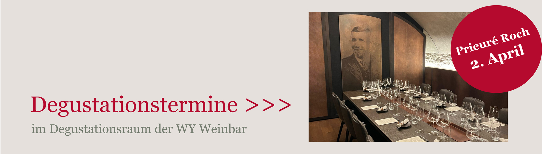 Degustationen in der WY Weinbar